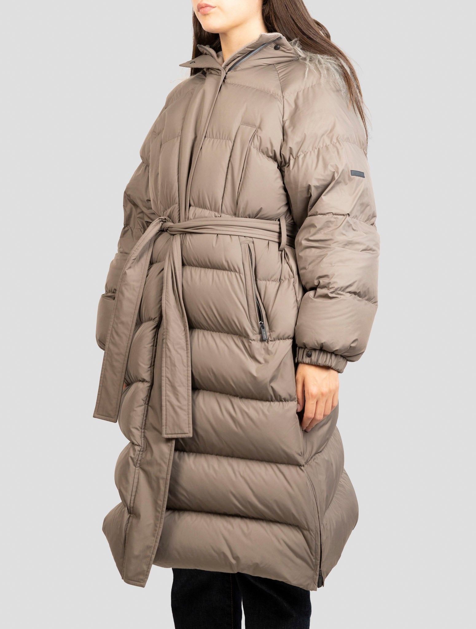 Kiton Taupe Pl Overcoat