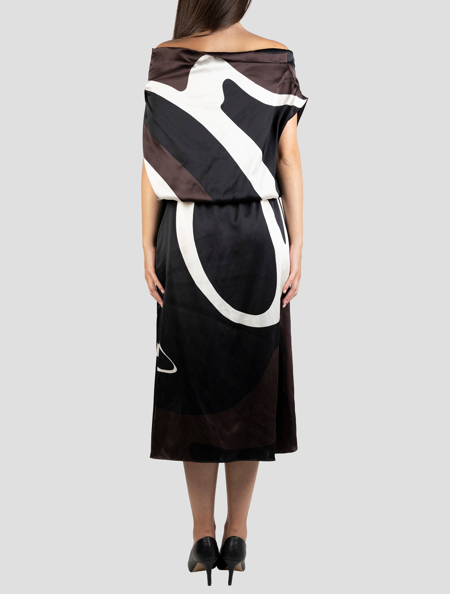 Kiton Multicolor Silk Dress