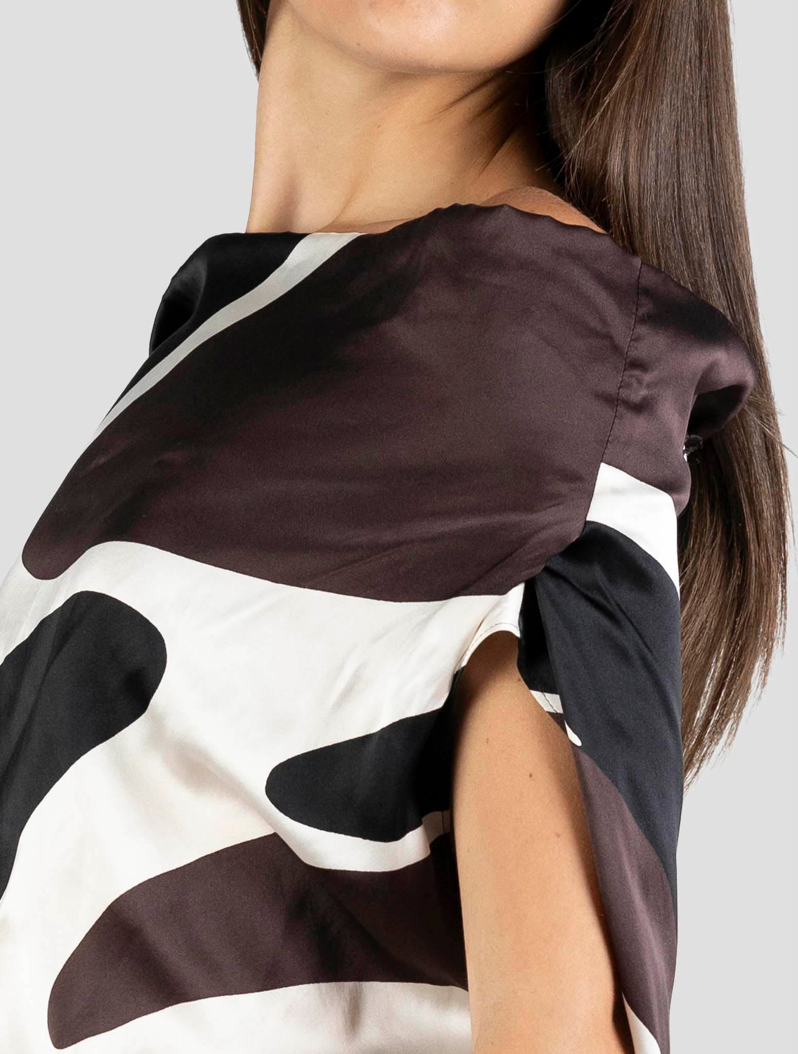 Kiton Multicolor Silk Dress