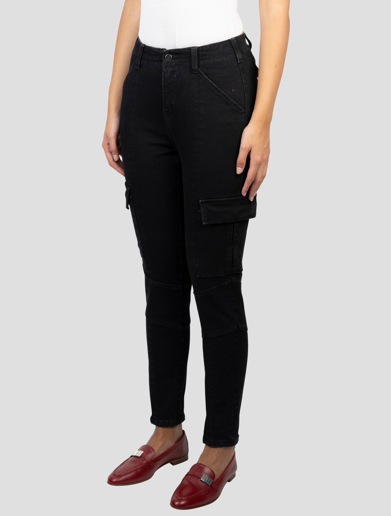 Kiton Black Cotton Ea Cargo Pants