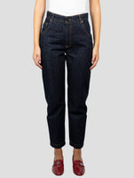 Kiton Blue Cotton Jeans