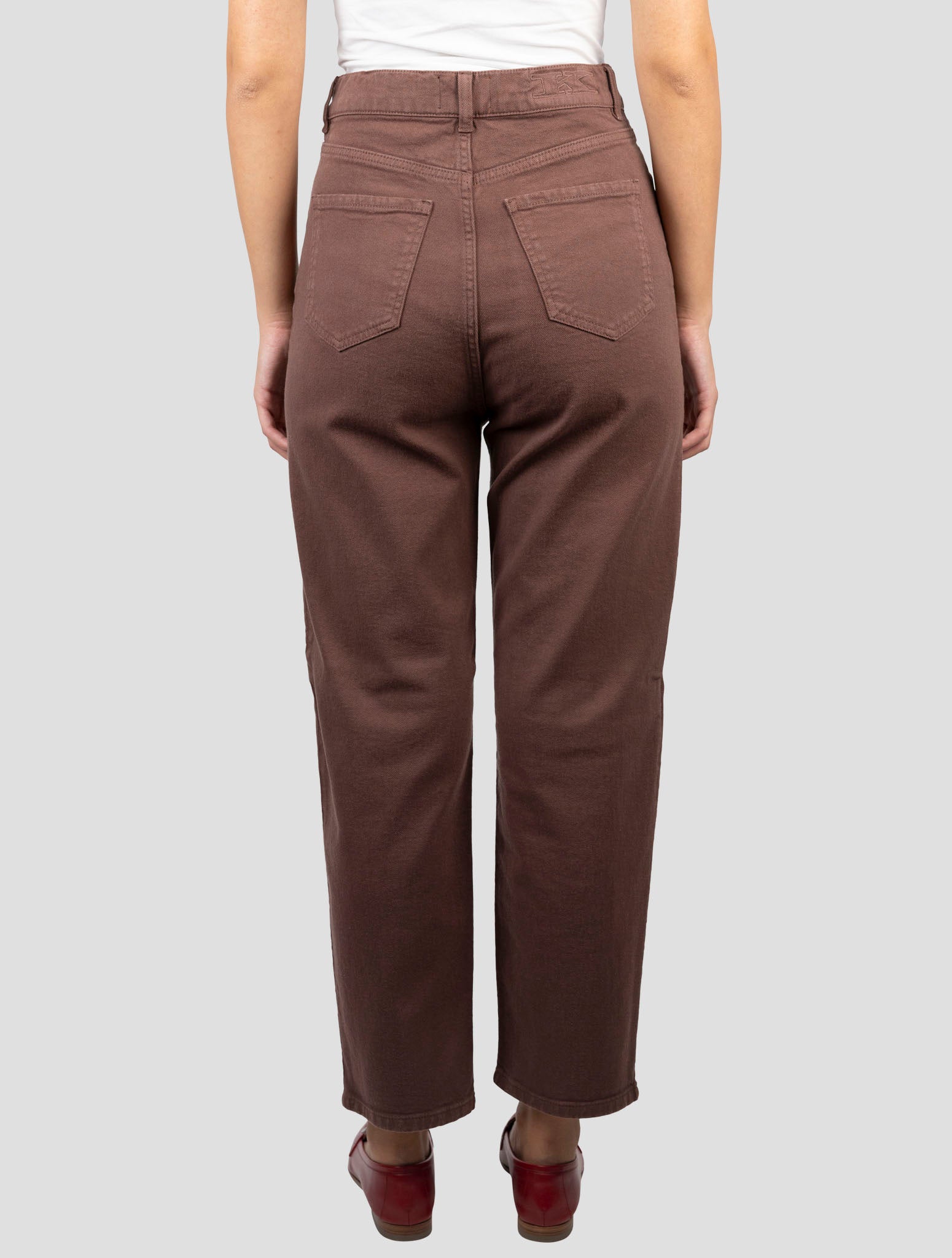 Kiton Brown Cotton Cashmere Ea Jeans