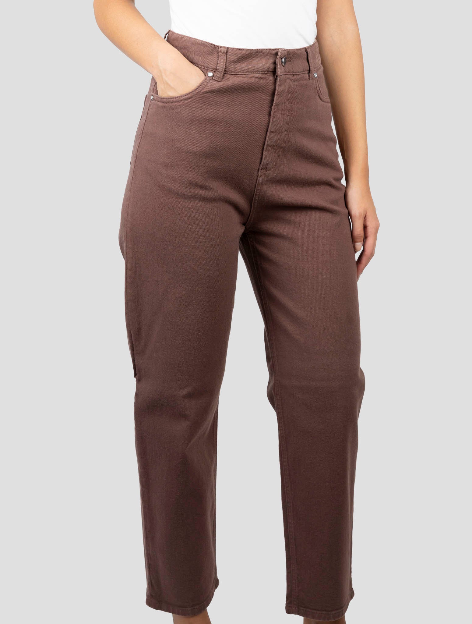 Kiton Brown Cotton Cashmere Ea Jeans