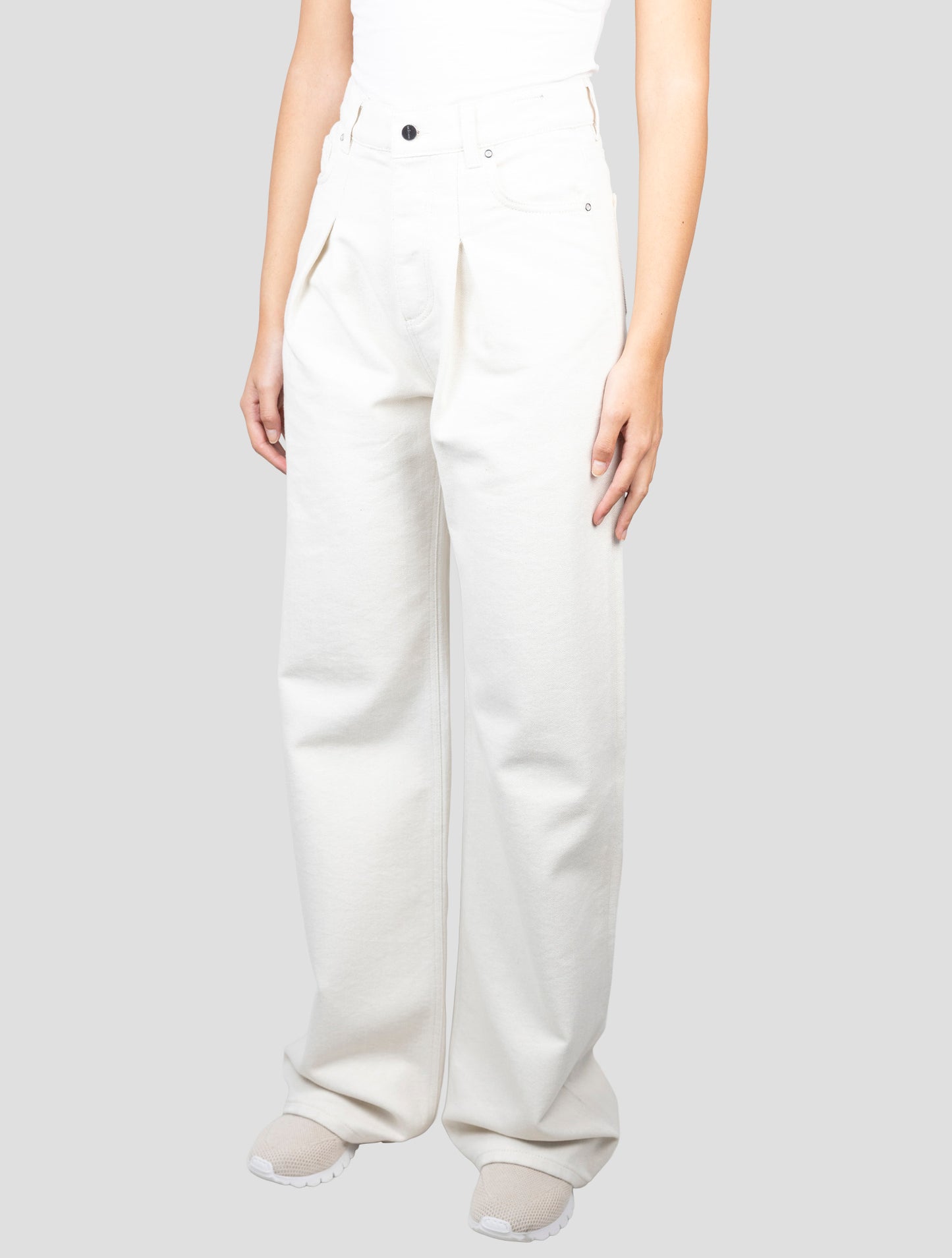Kiton Beige Cotton Viscose pl Jeans