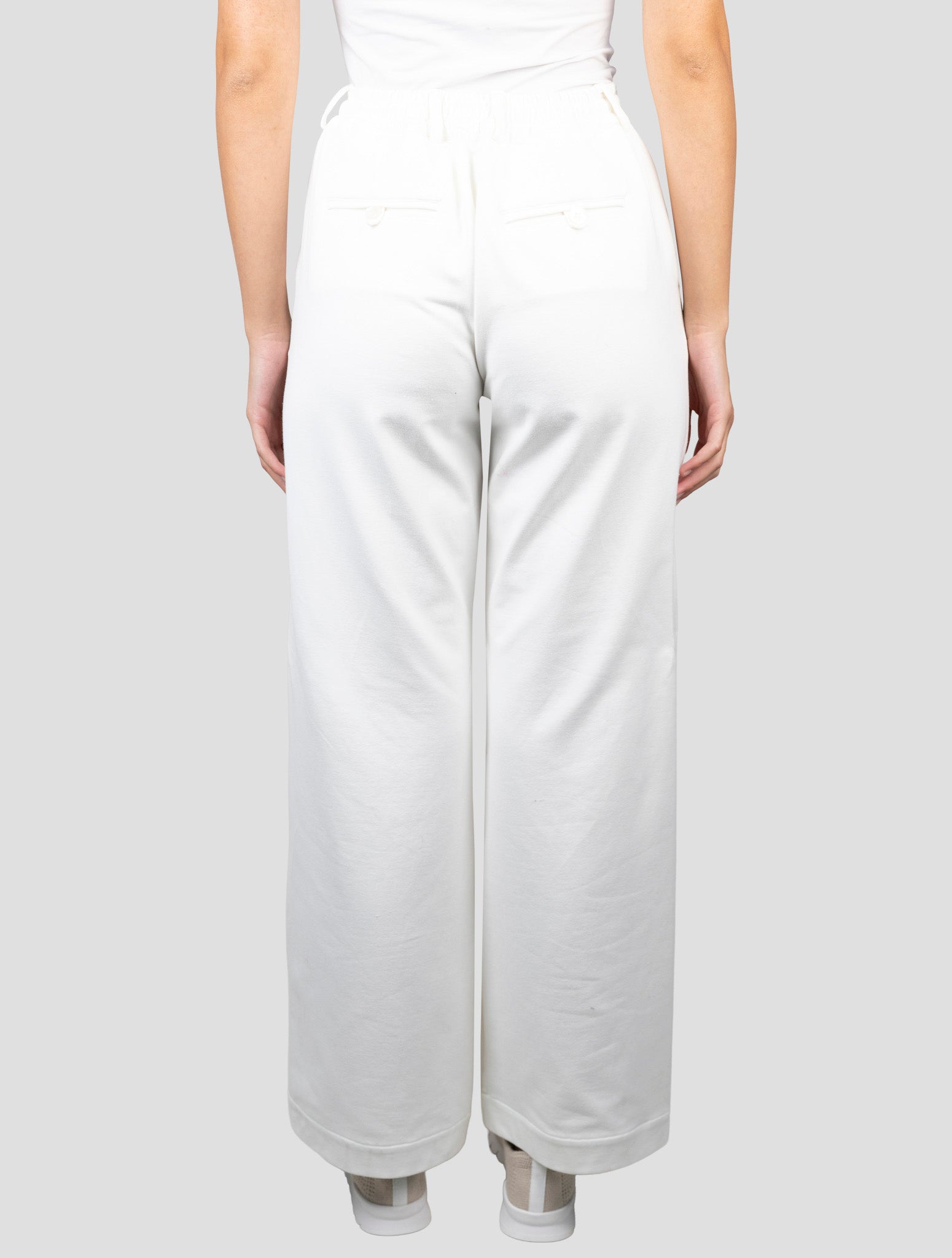 Kiton White Cotton Ea Pants