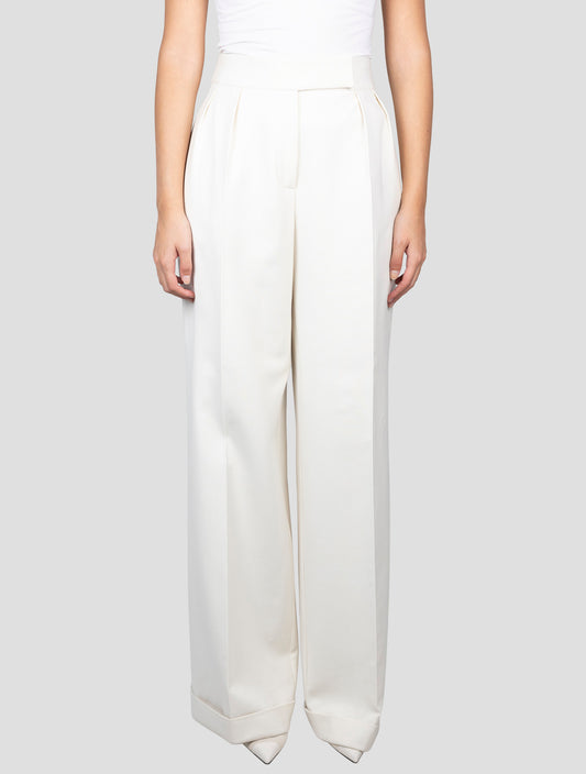 Kiton Beige Virgin Wool Ea Pants