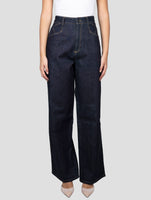 Kiton Blue Cotton Cashmere Ea Jeans