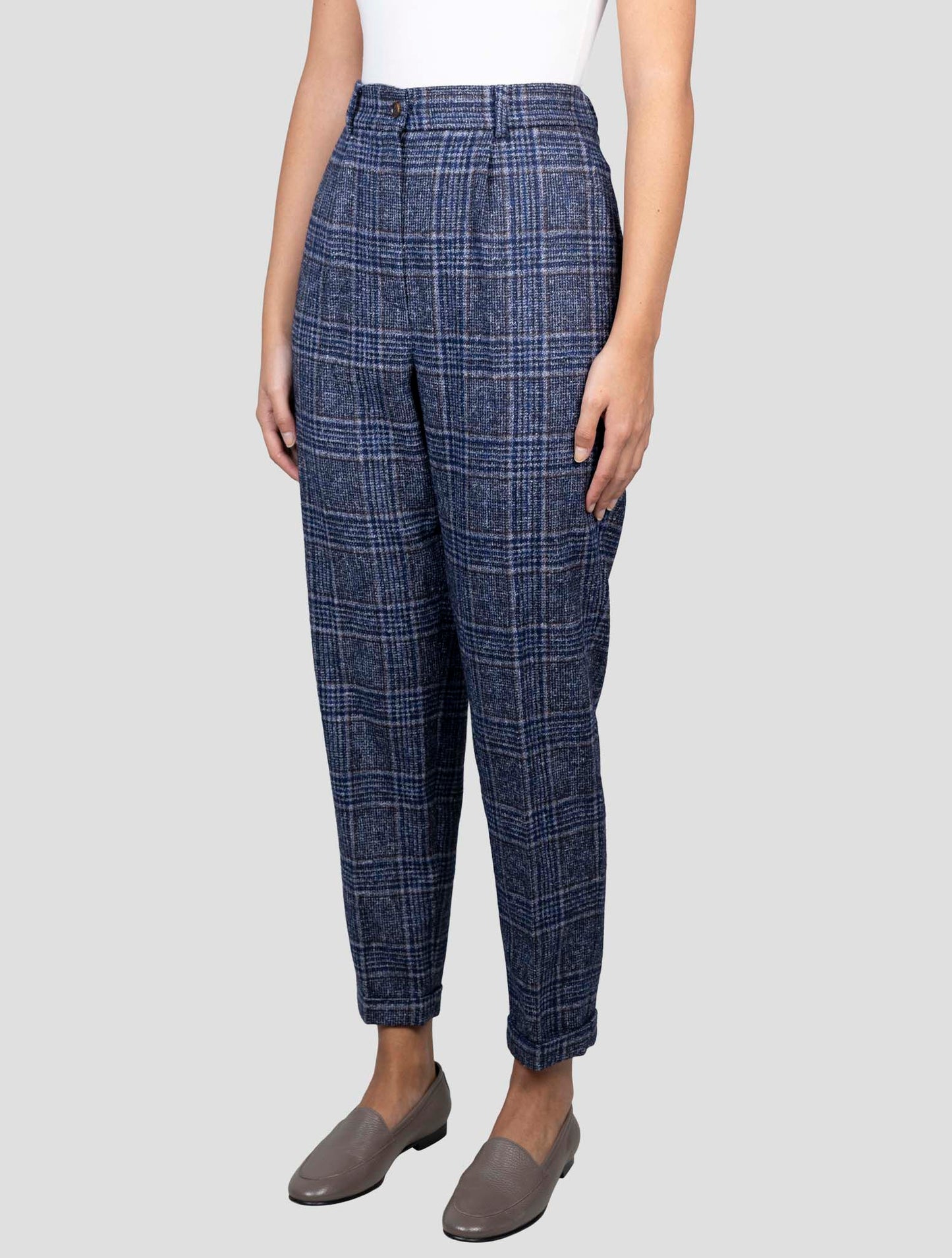 Kiton Multicolor Alpaca Cotton Pa Pants