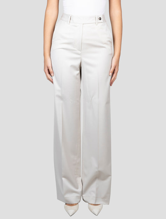 Kiton Beige Virgin Wool Pants