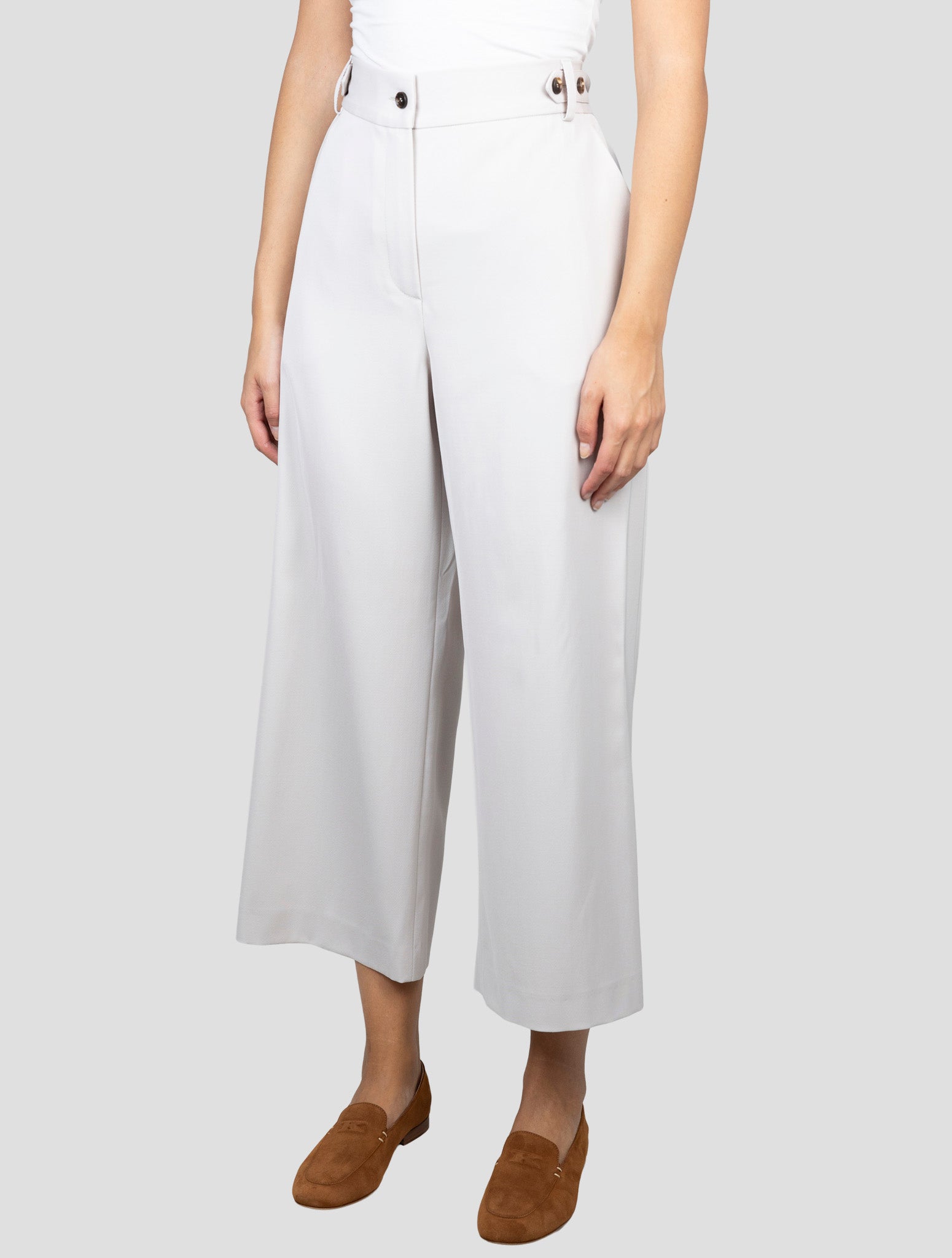 Kiton Beige Virgin Wool Pants