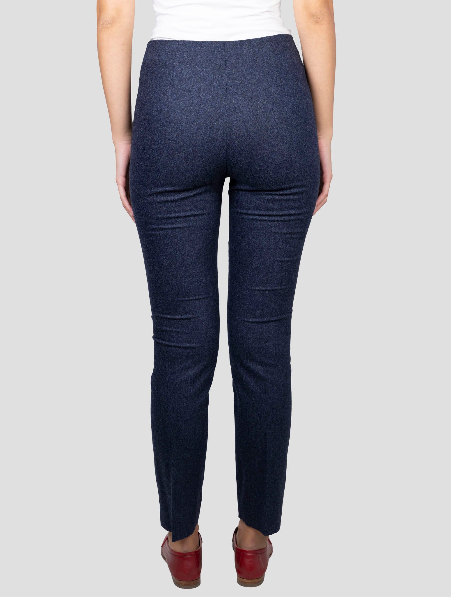 Kiton Blue Virgin Wool Cashmere Ea Pants