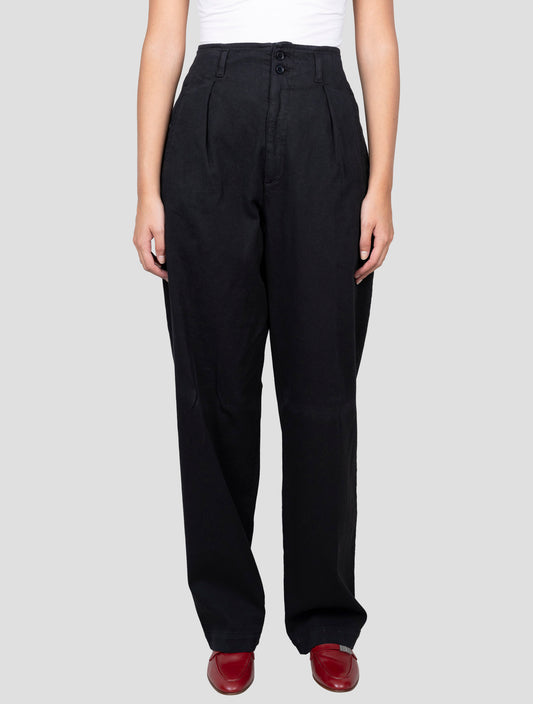 Kiton Black Cotton Ea Pants