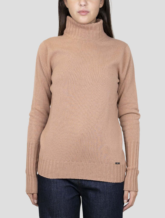 Kiton Pink Cashmere Sweater Turtleneck