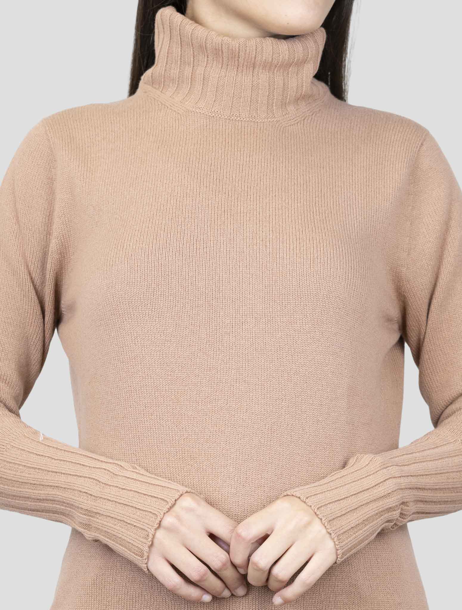 Kiton Pink Cashmere Sweater Turtleneck