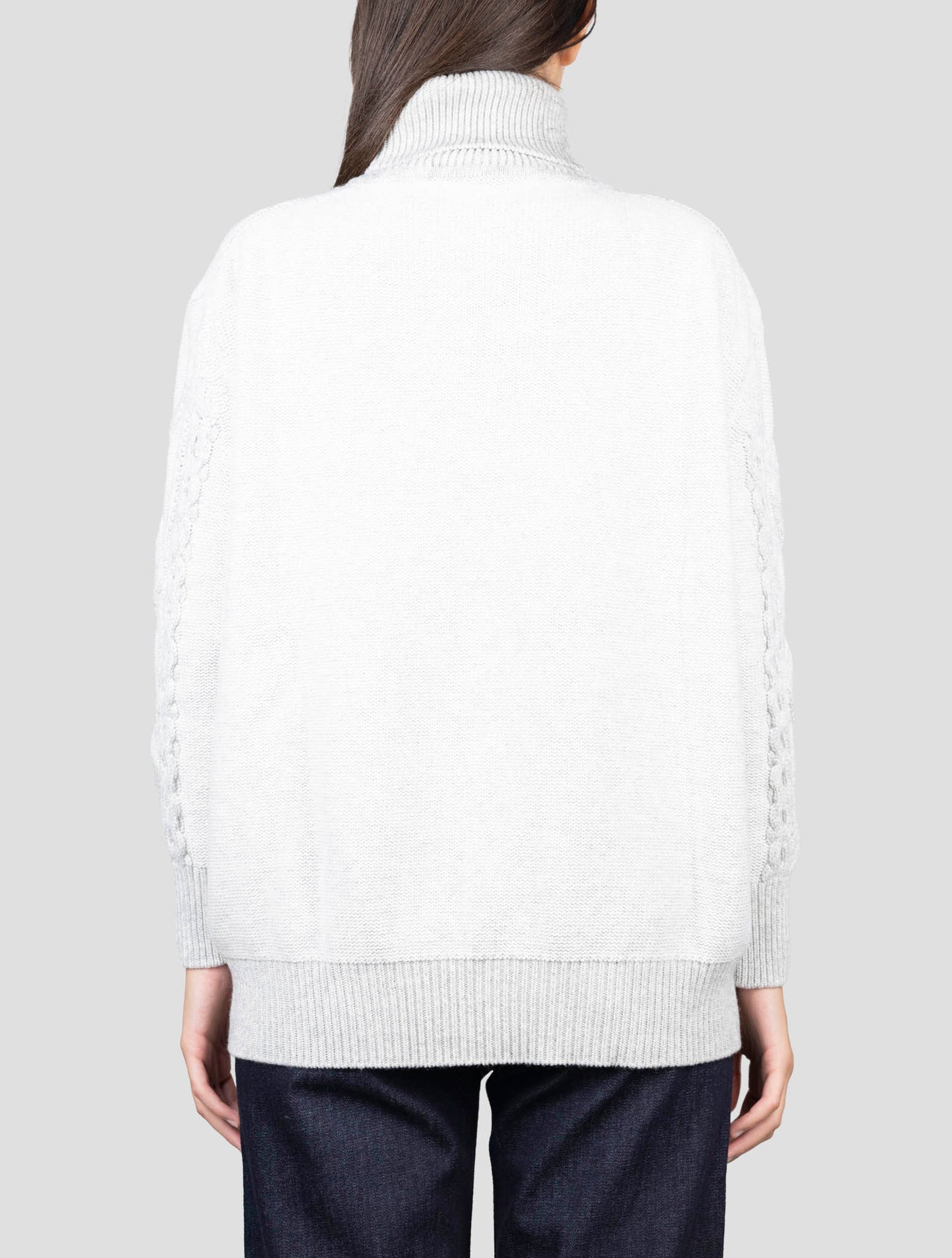 Kiton Gray Cashmere Sweater Turtleneck