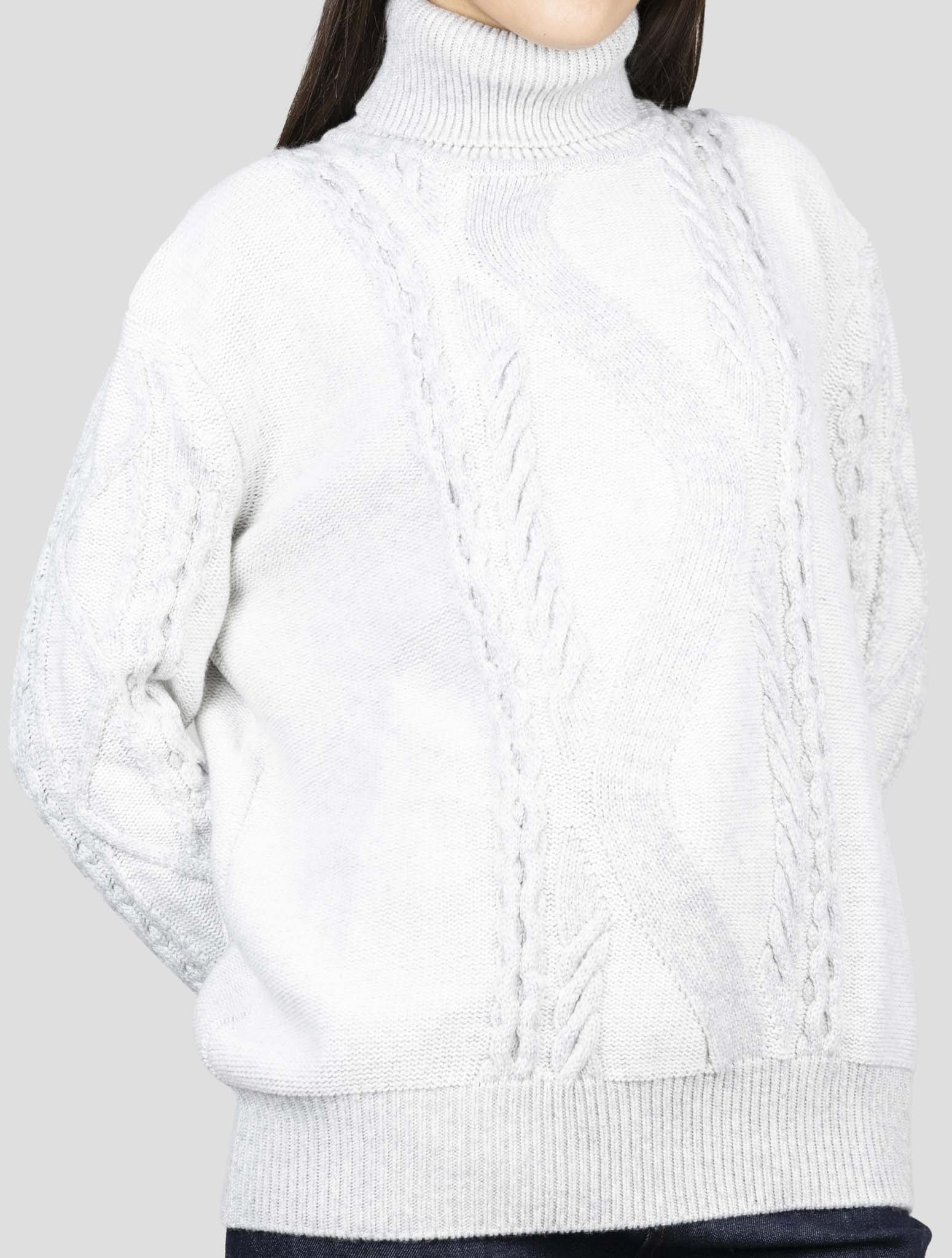 Kiton Gray Cashmere Sweater Turtleneck