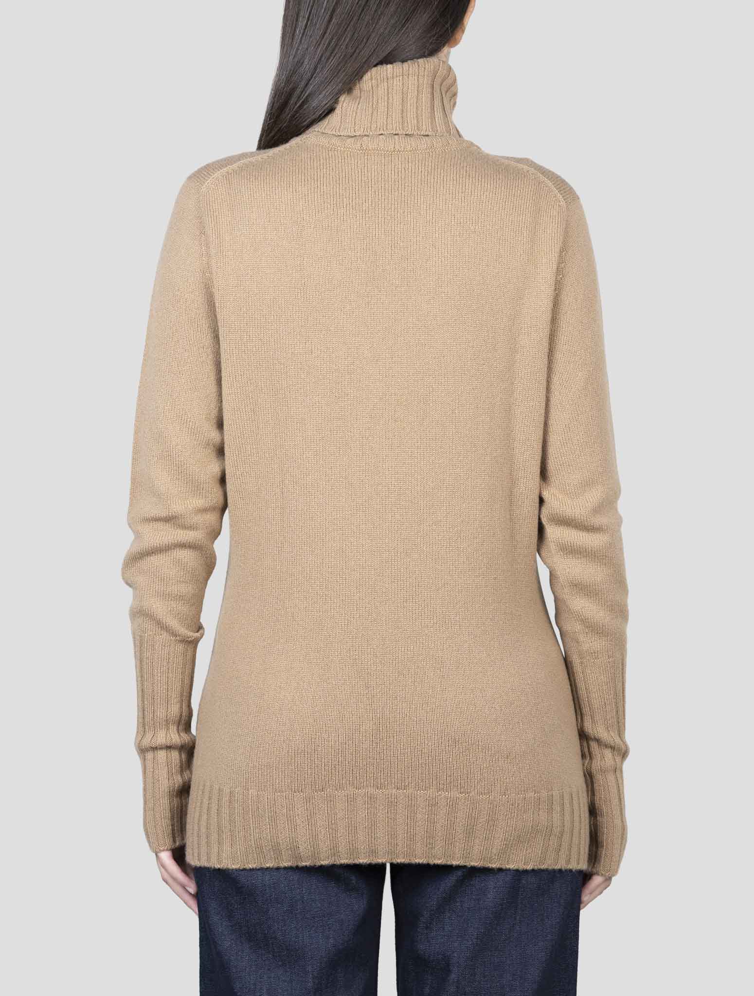 Kiton Brown Cashmere Sweater Turtleneck