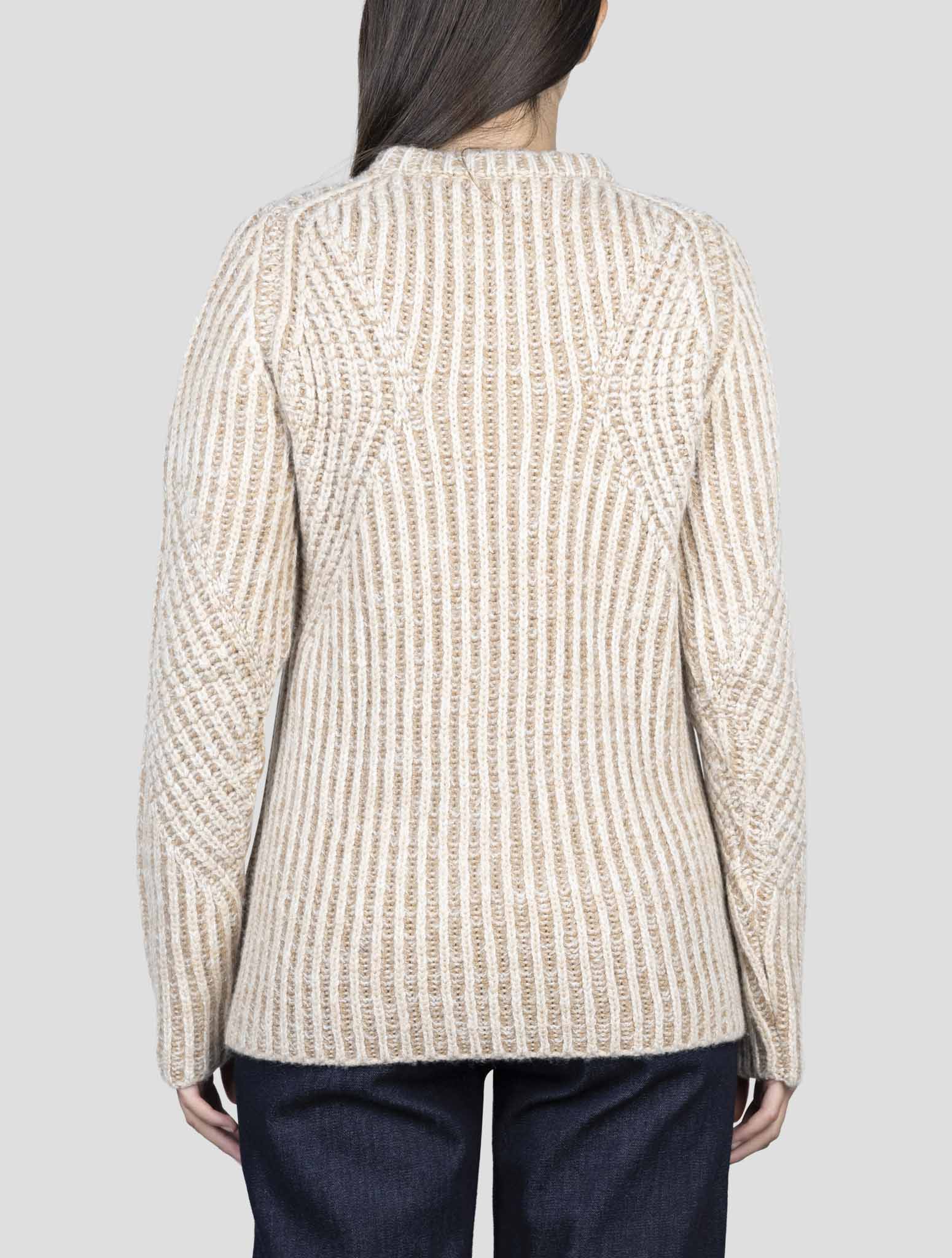 Kiton Brown Camel Cashmere Silk Sweater Crewneck