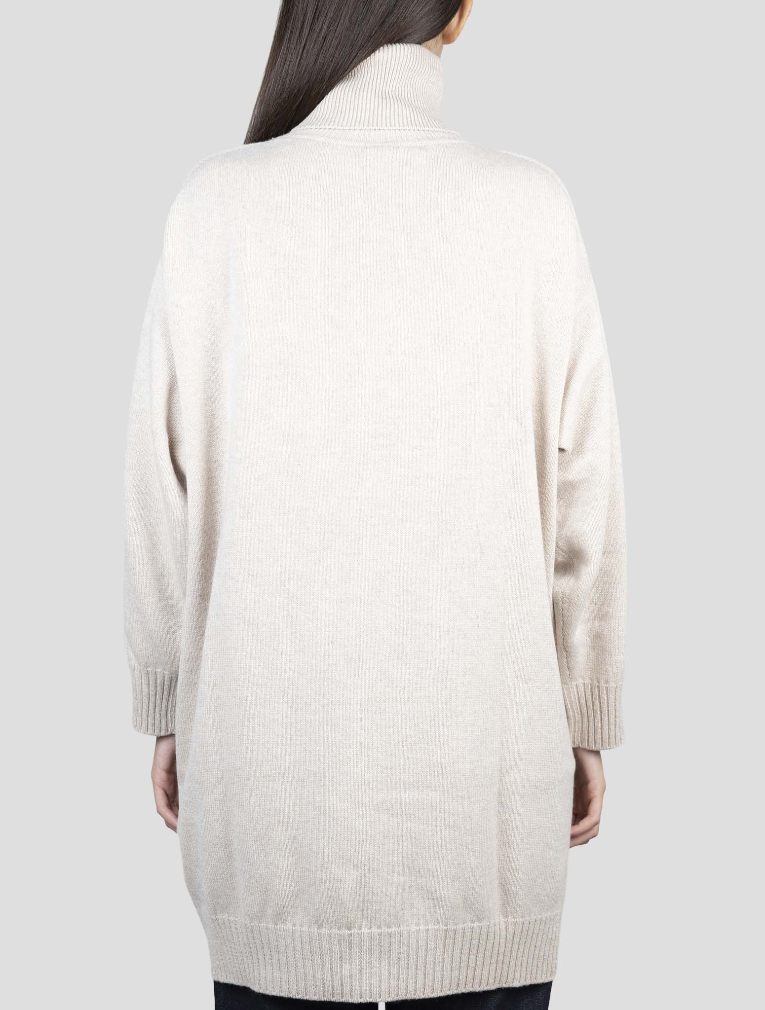 Kiton Brown Cashmere Sweater Turtleneck