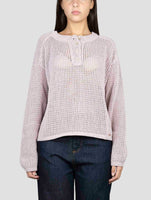 Kiton Pink Cotton Pa Sweater Crewneck