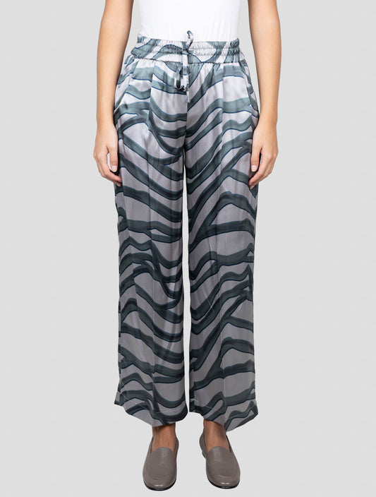 Kiton Multicolor Silk Pants