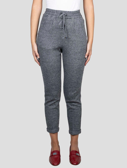 Kiton Gray Wv Cashmere Pa Wool Pants