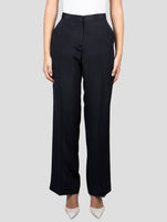 Kiton Black Silk Pants