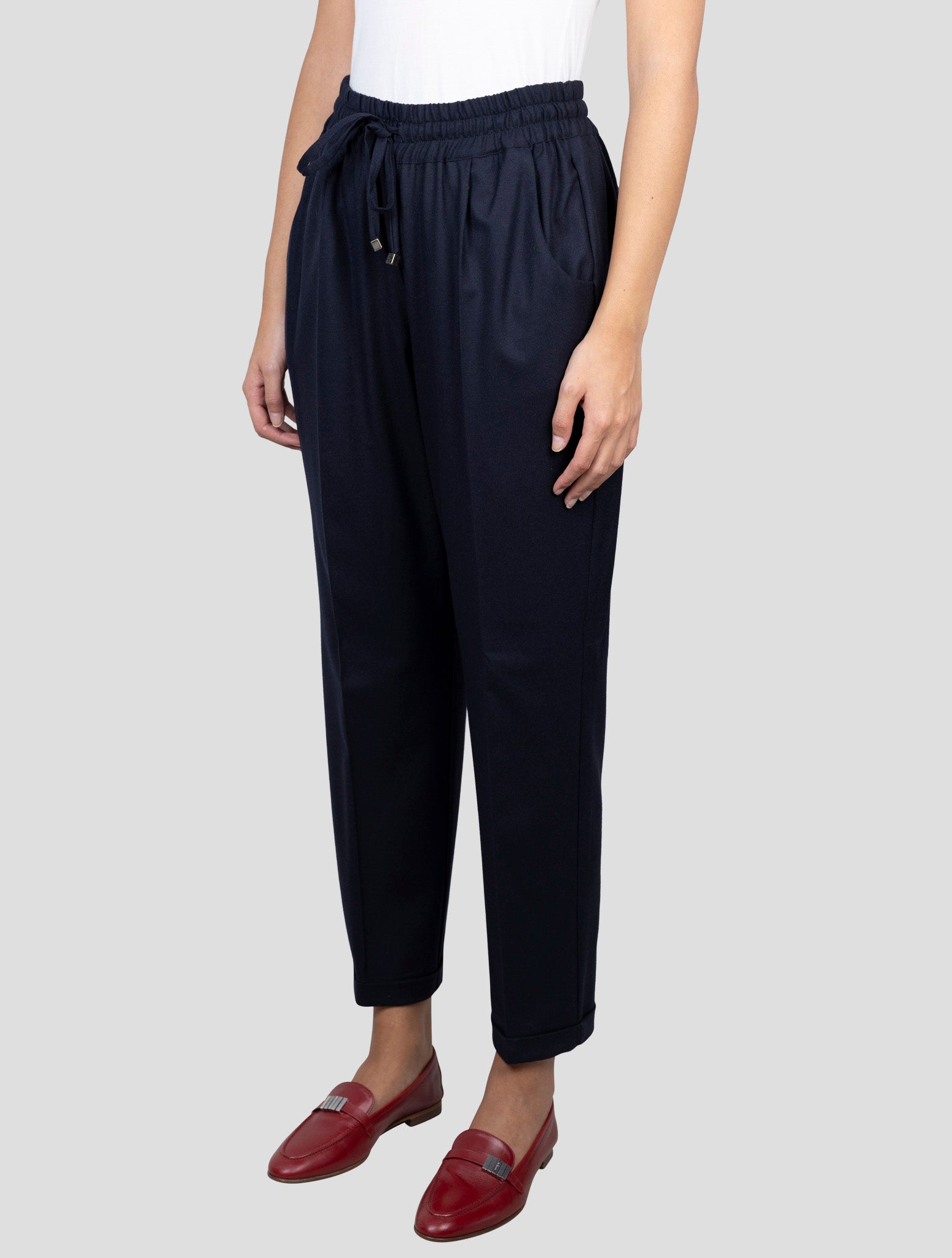 Kiton Blue Cashmere Ea Pants