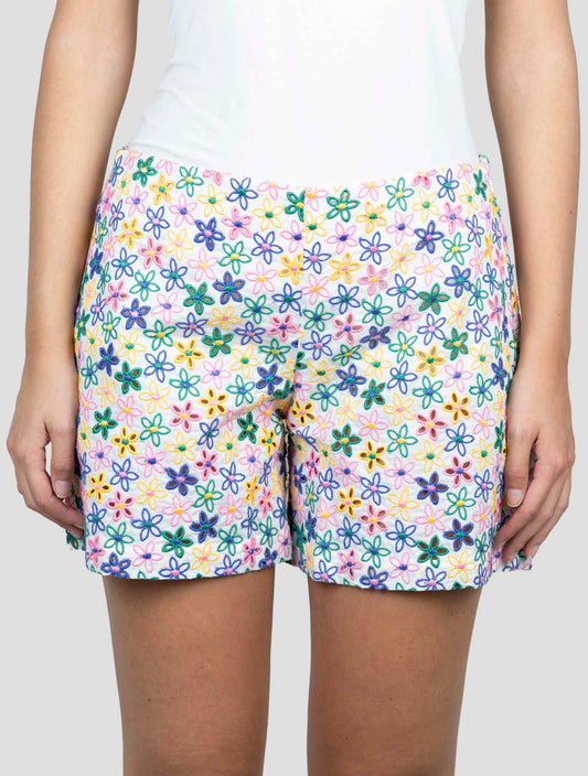 Kiton Multicolor Cotton Pl Short Pants
