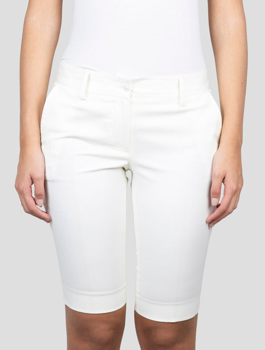 Kiton White Cotton Ea Short Pants