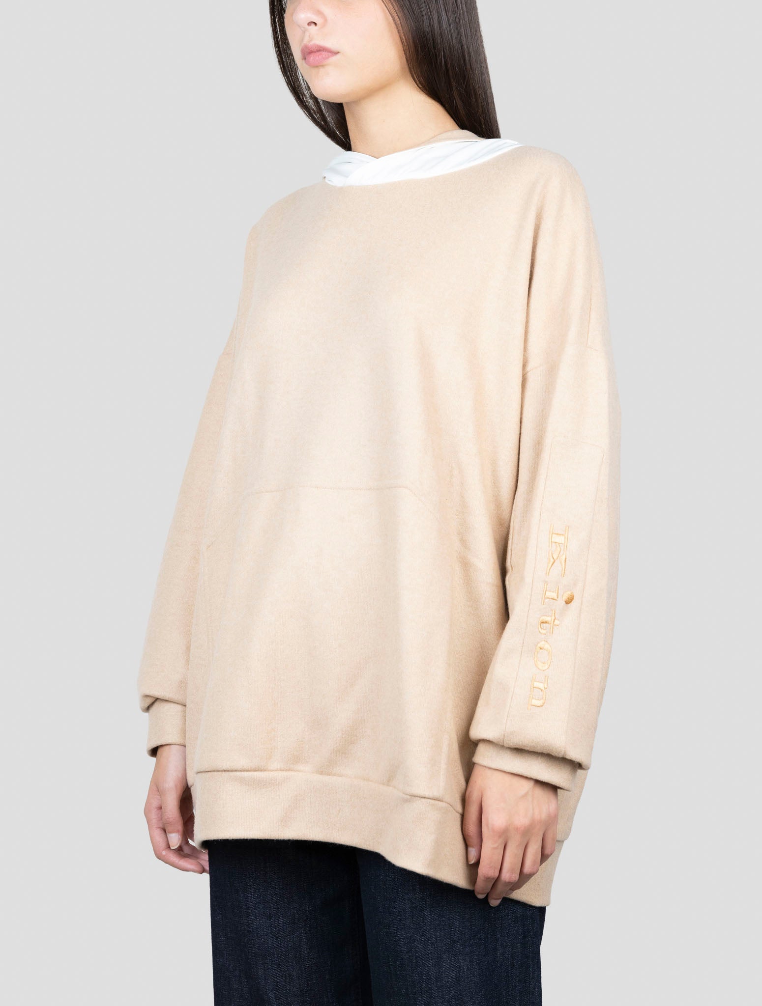 Kiton Brown Cashmere Sweater Hoodie
