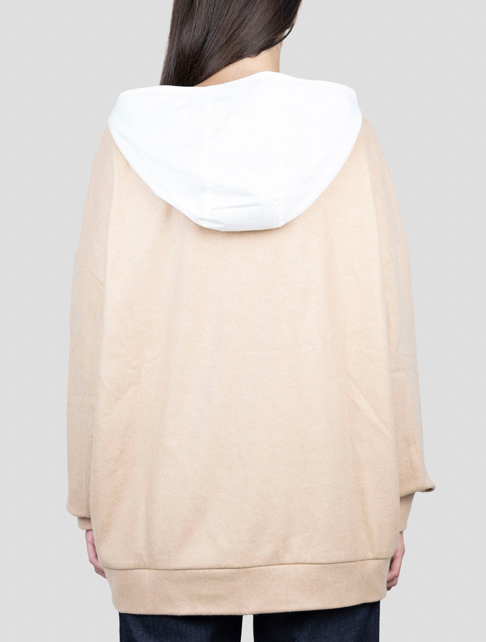Kiton Brown Cashmere Sweater Hoodie