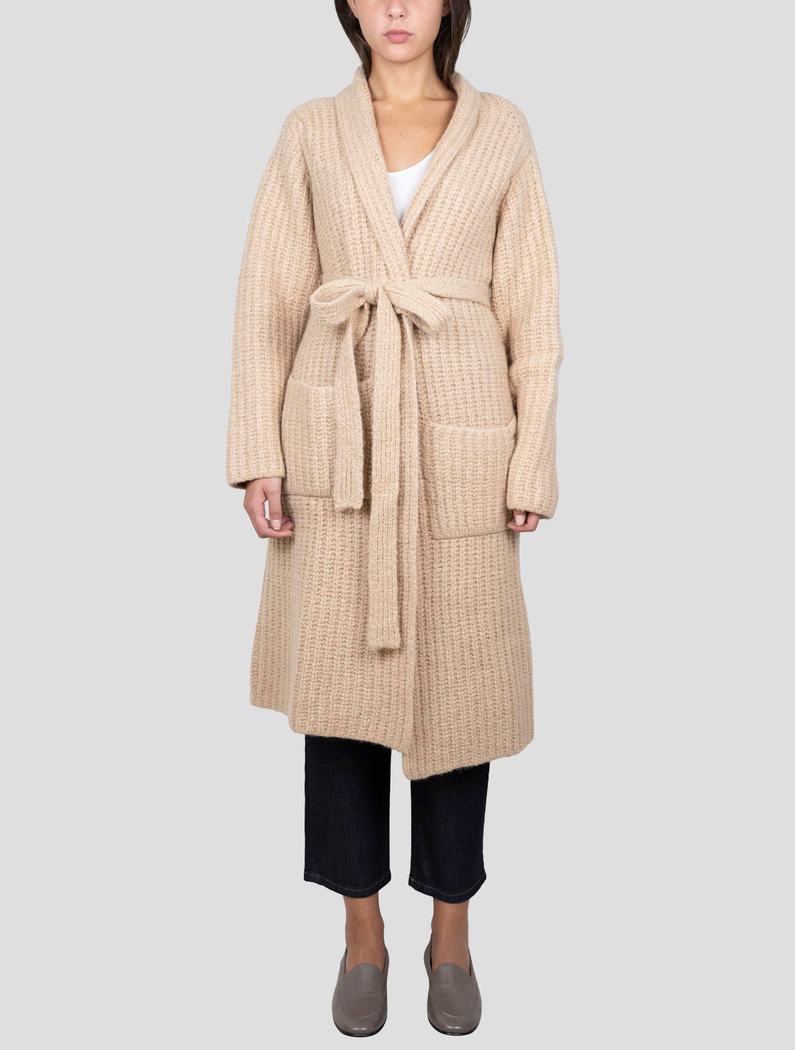 Kiton Brown Cashmere Silk Sweater Cardigan