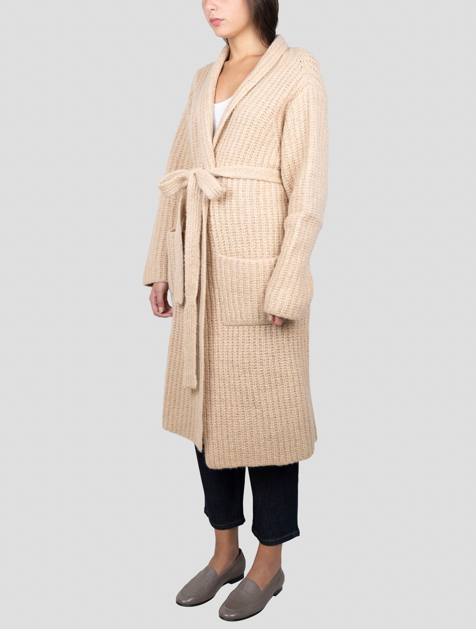 Kiton Brown Cashmere Silk Sweater Cardigan