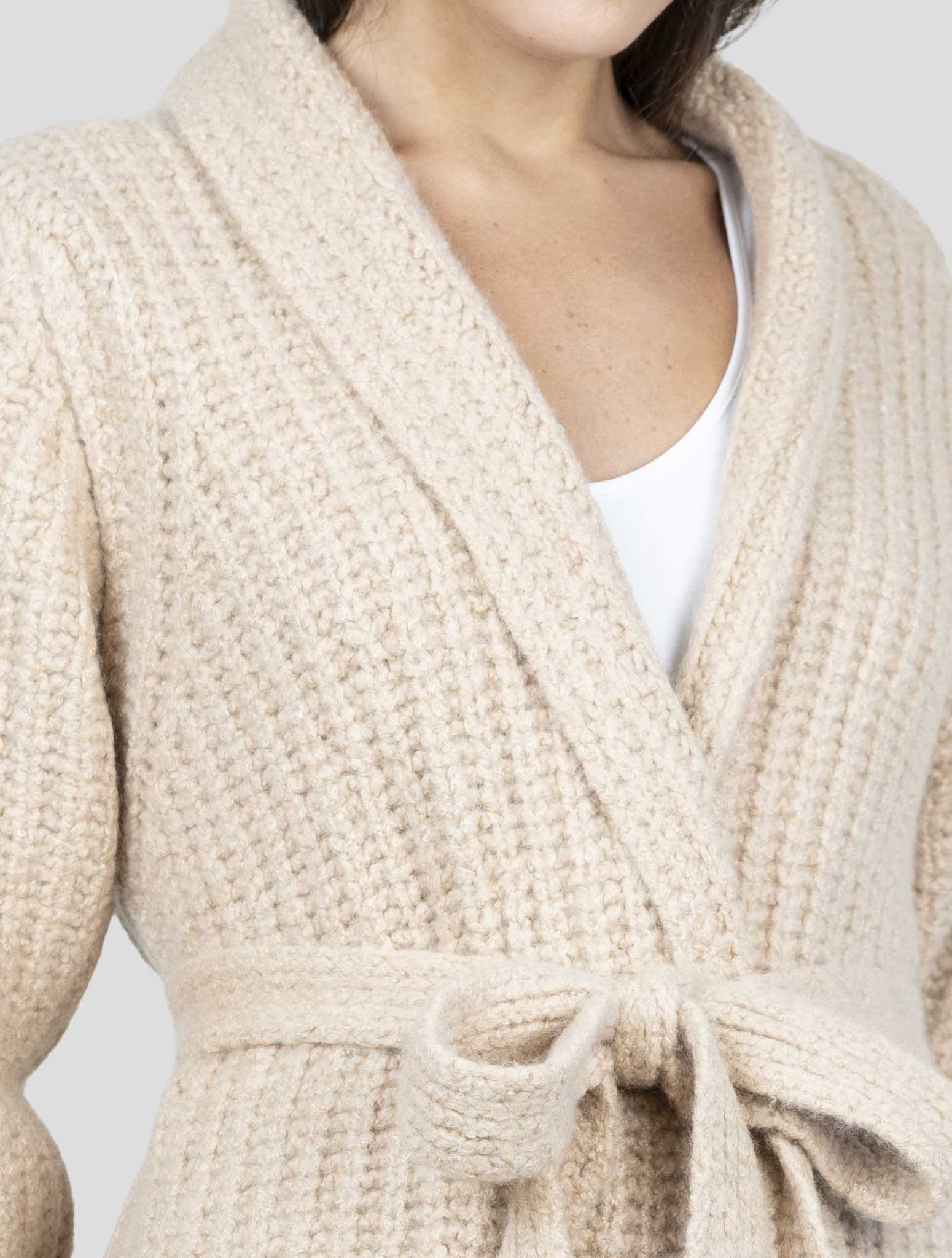Kiton Brown Cashmere Silk Sweater Cardigan