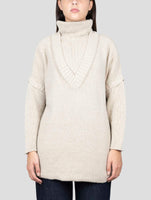 Kiton Brown Cashmere Zibellino Sweater V-Neck