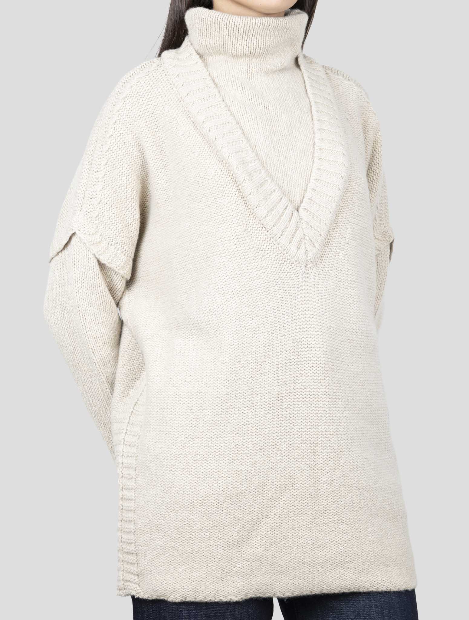 Kiton Brown Cashmere Zibellino Sweater V-Neck
