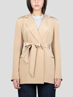 Kiton Brown Silk Blazer