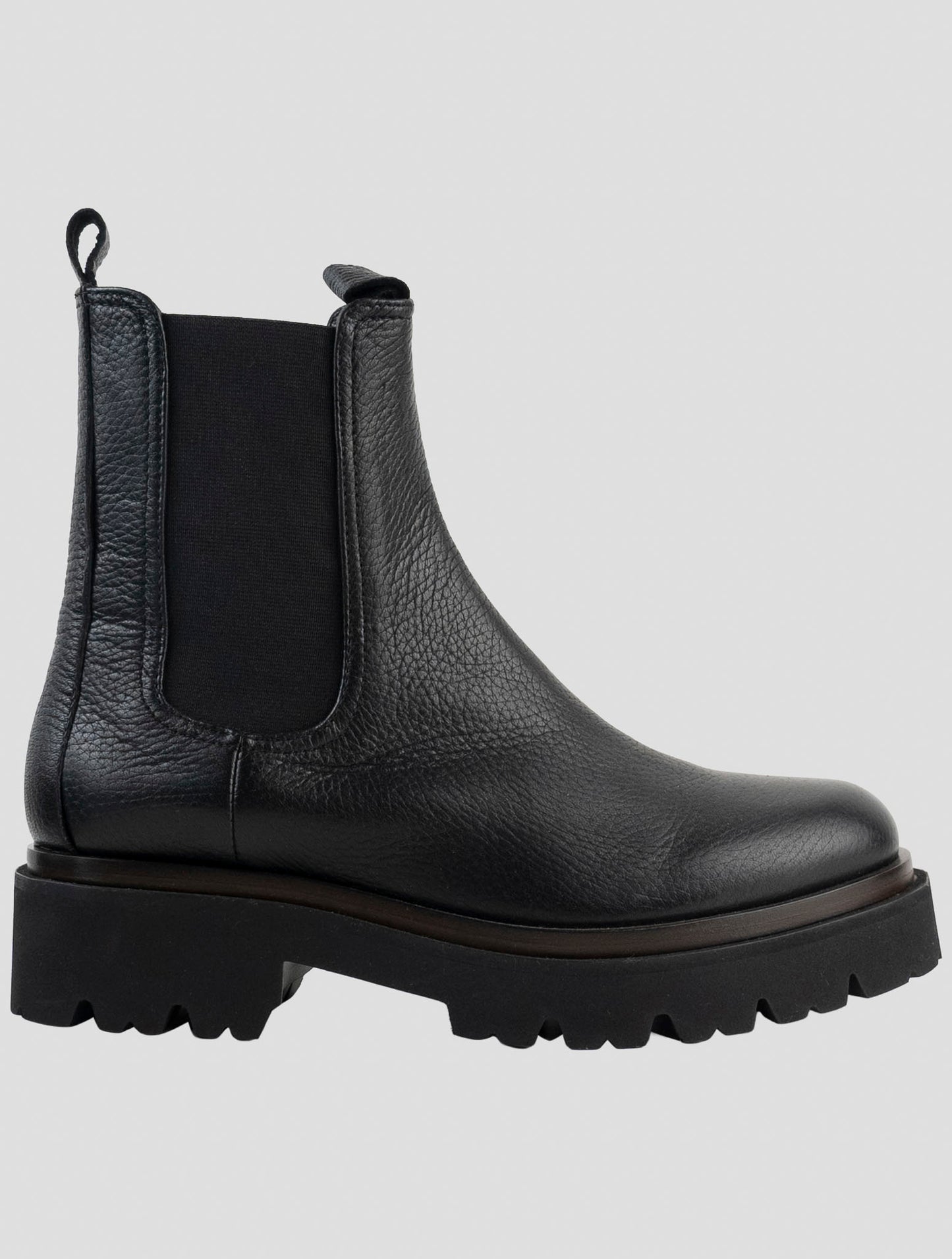 Kiton Black Leather Boots