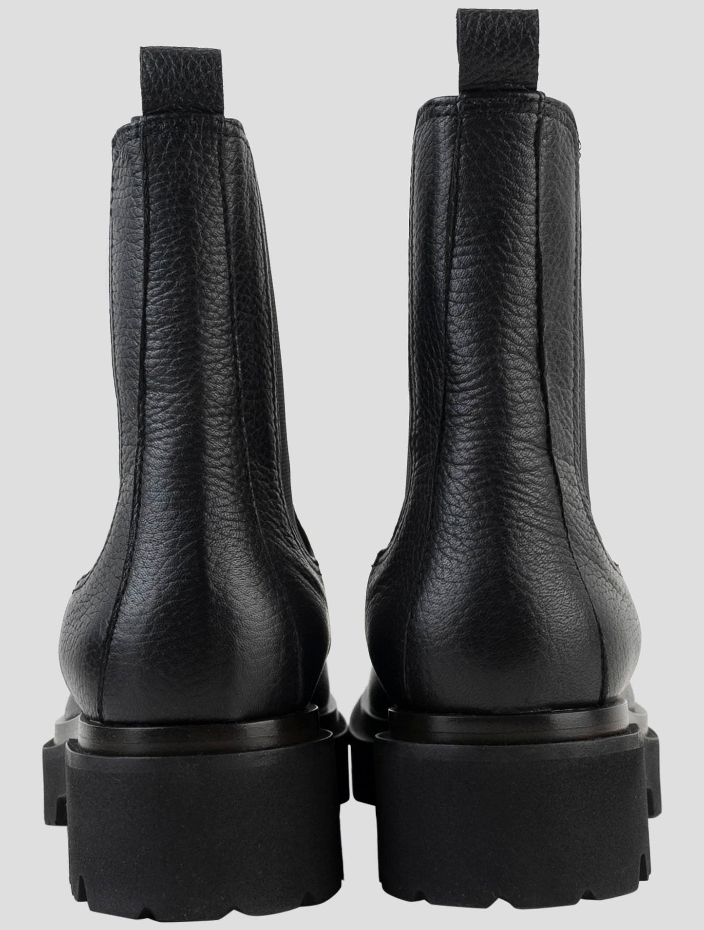 Kiton Black Leather Boots