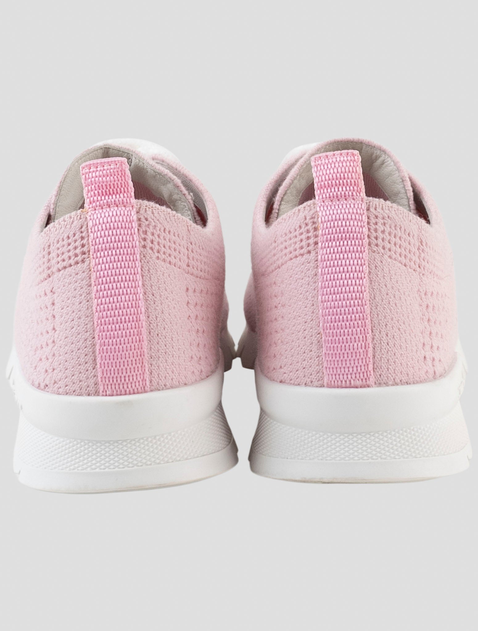 Kiton Pink Cashmere Sneakers