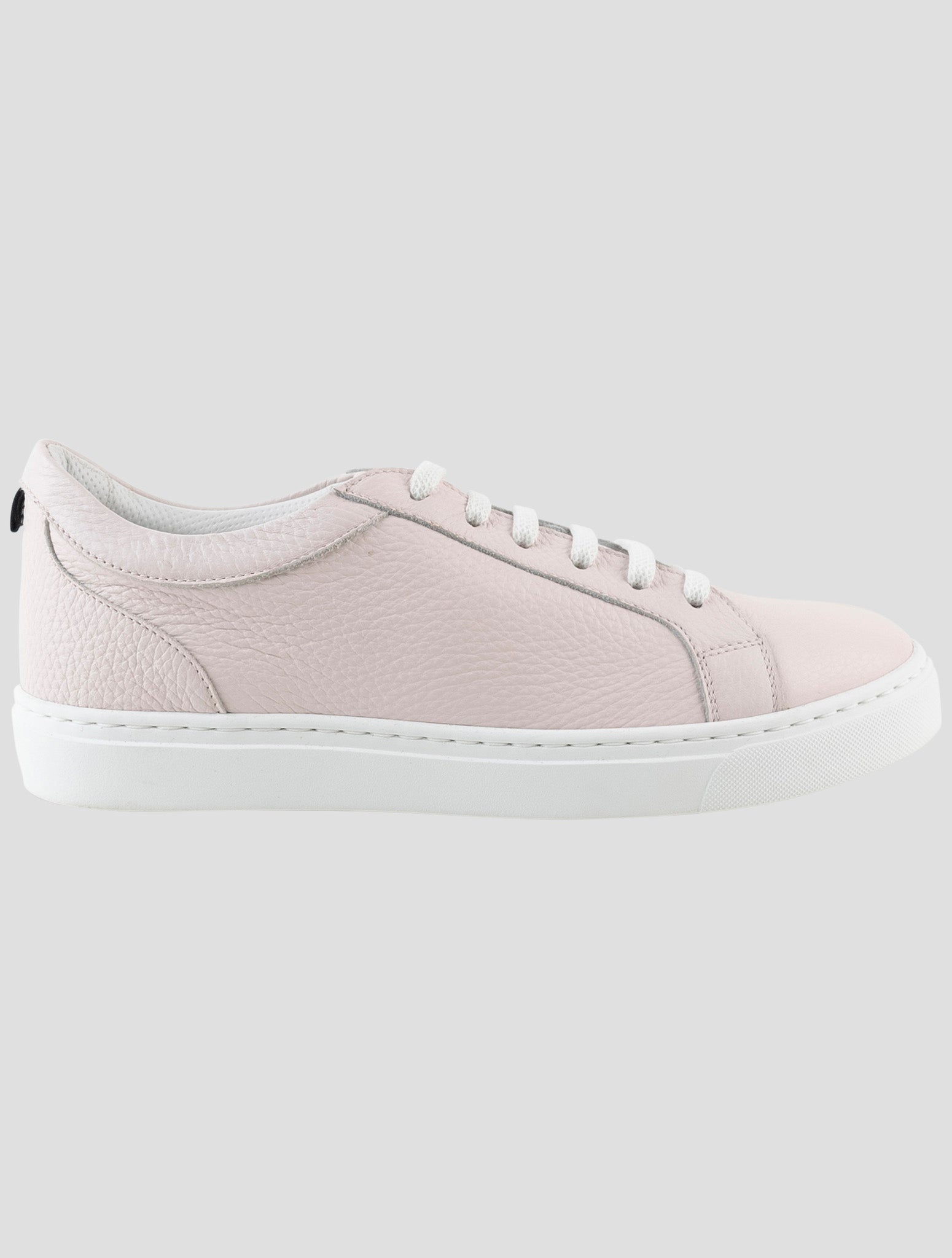 Kiton Pink Leather Sneakers