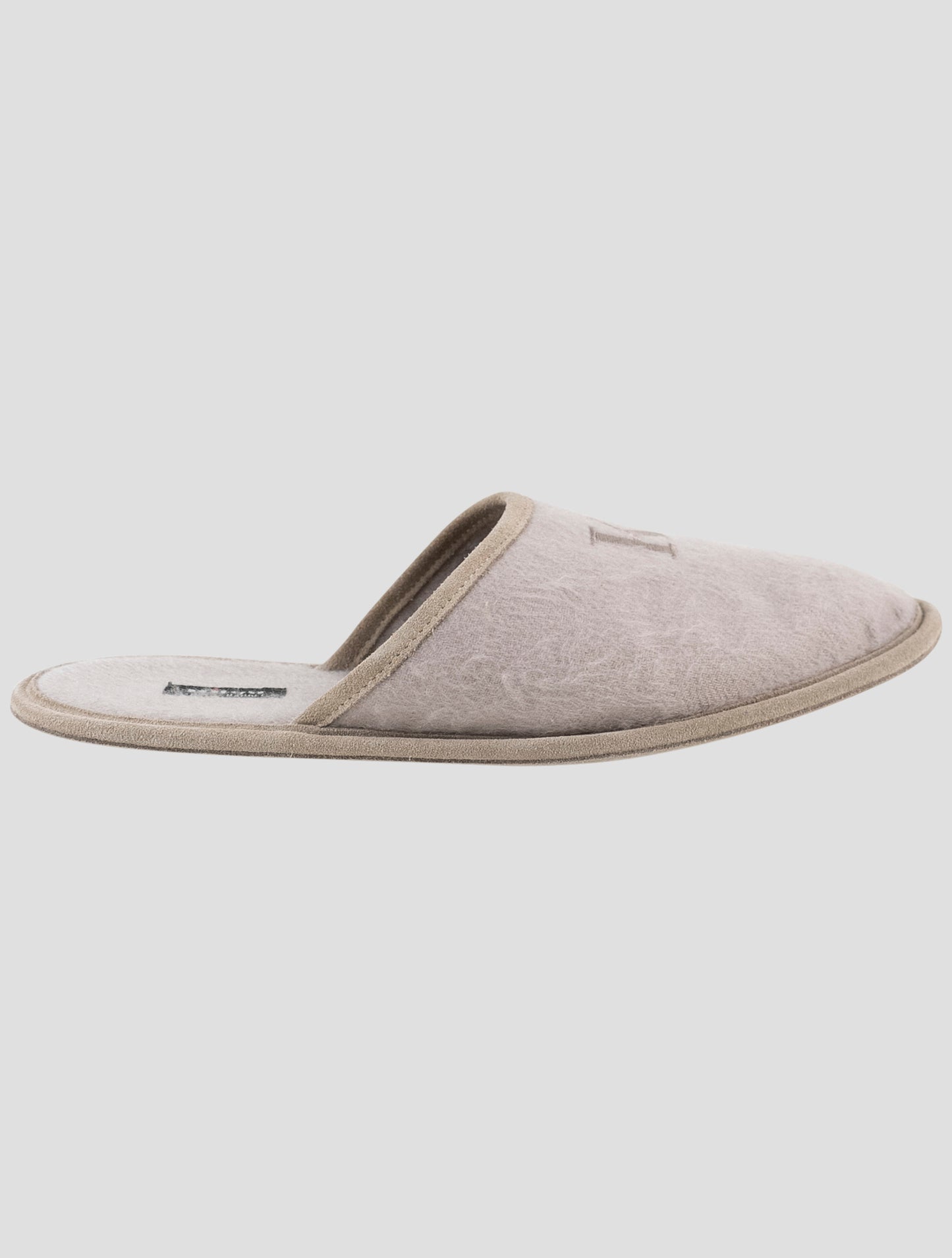 Kiton Beige Cashmere Slippers