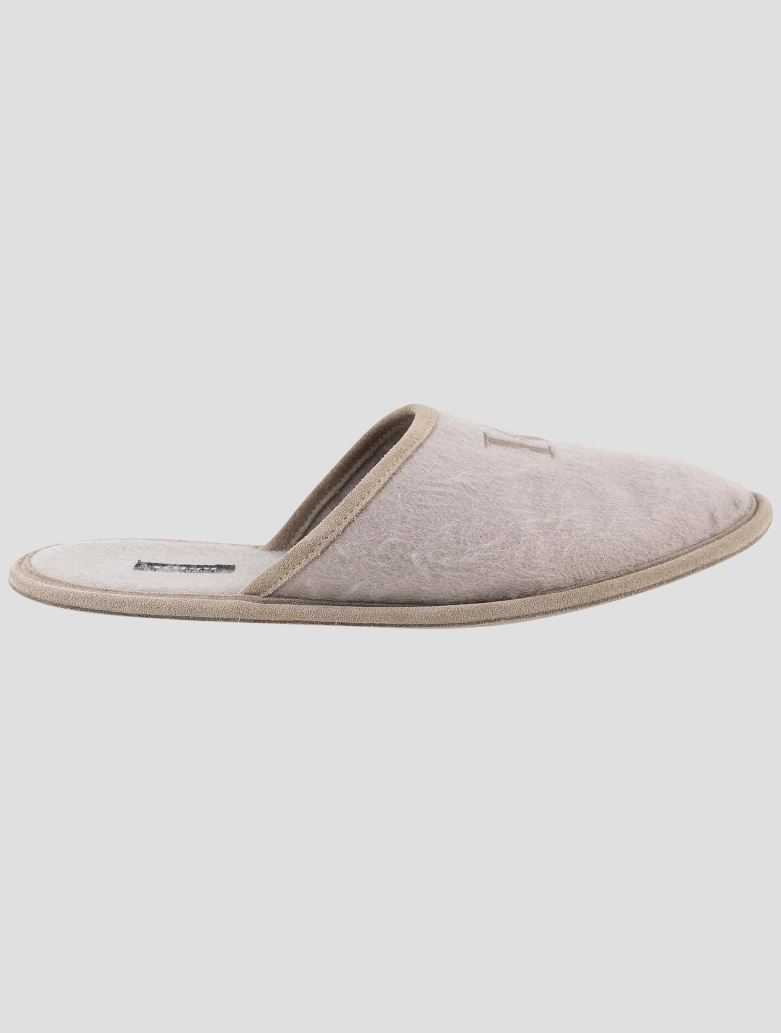 Kiton Beige Cashmere Slippers