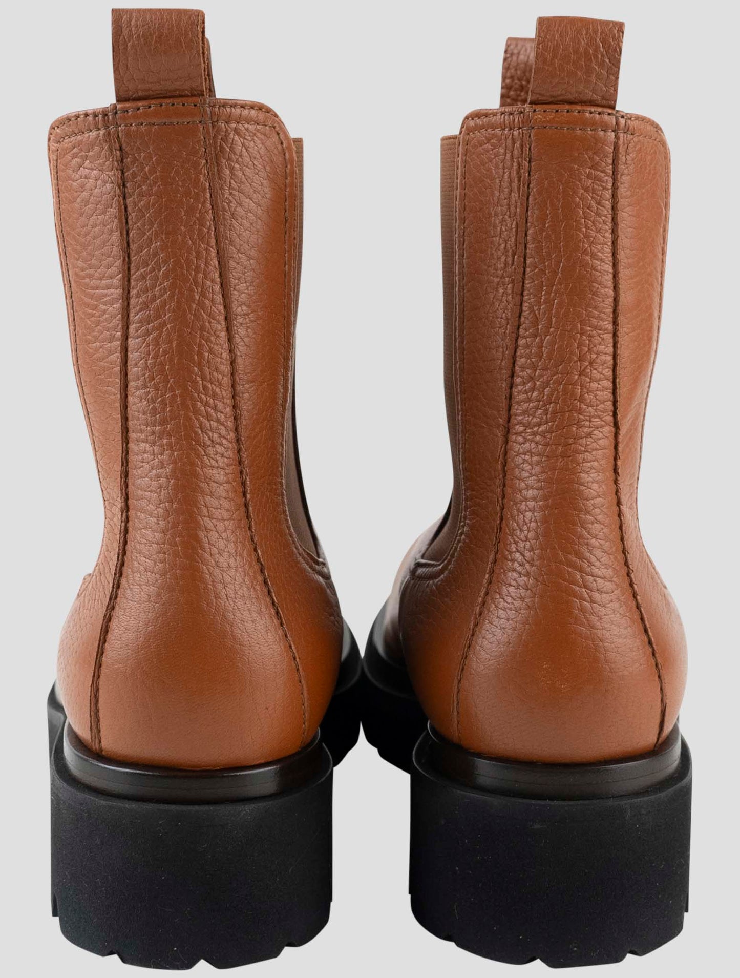 Kiton Brown Leather Boots