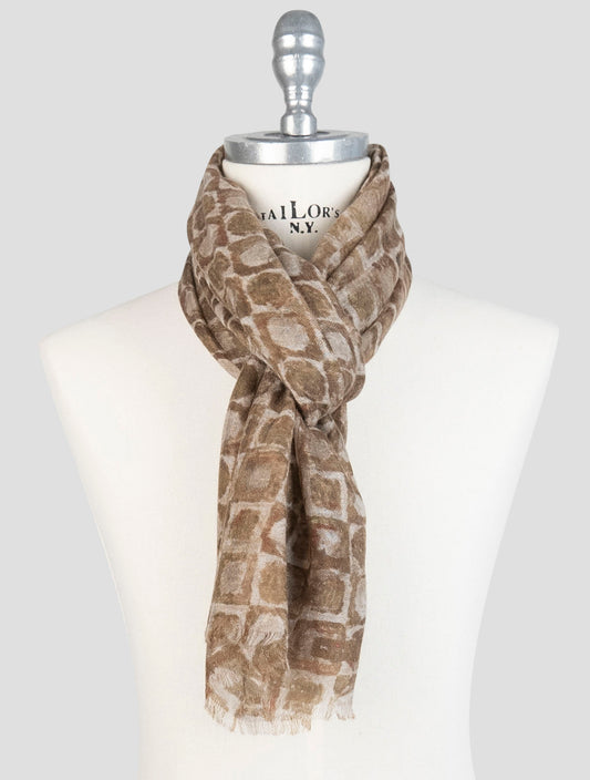 Kiton Multicolor Cashmere Scarf