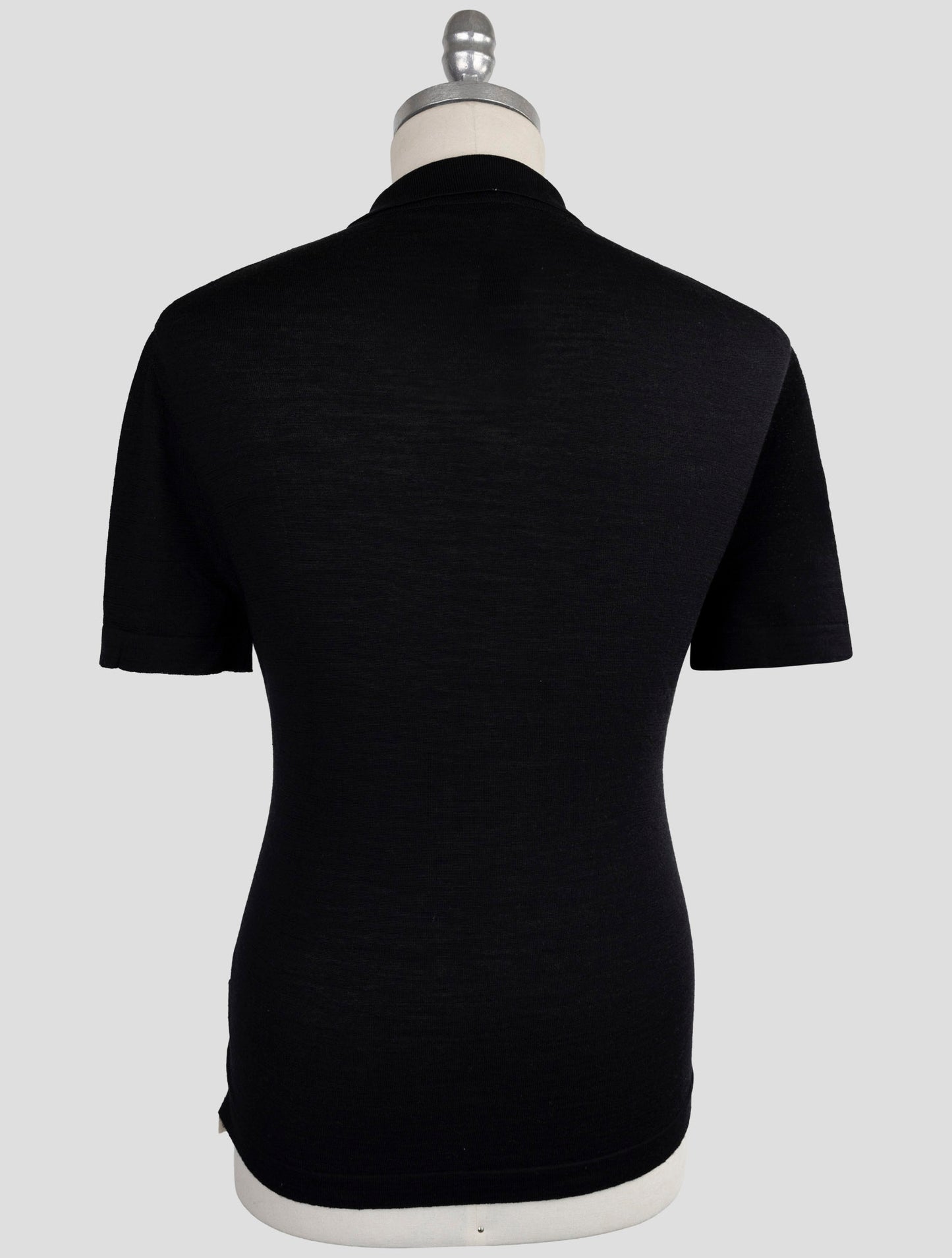 Kiton Knt Blue Virgin Wool Shirt