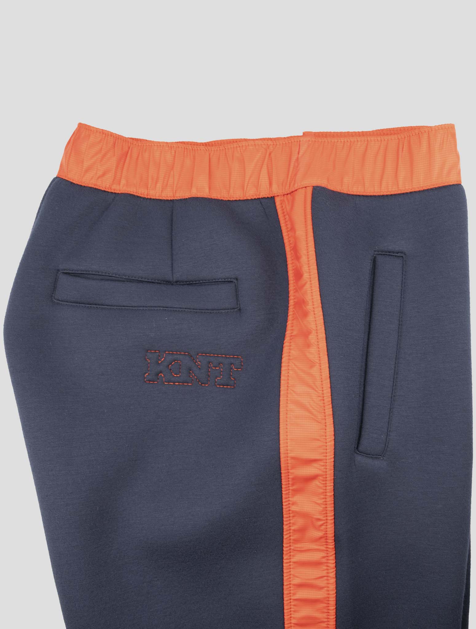 Kiton Knt Black Linen Pant