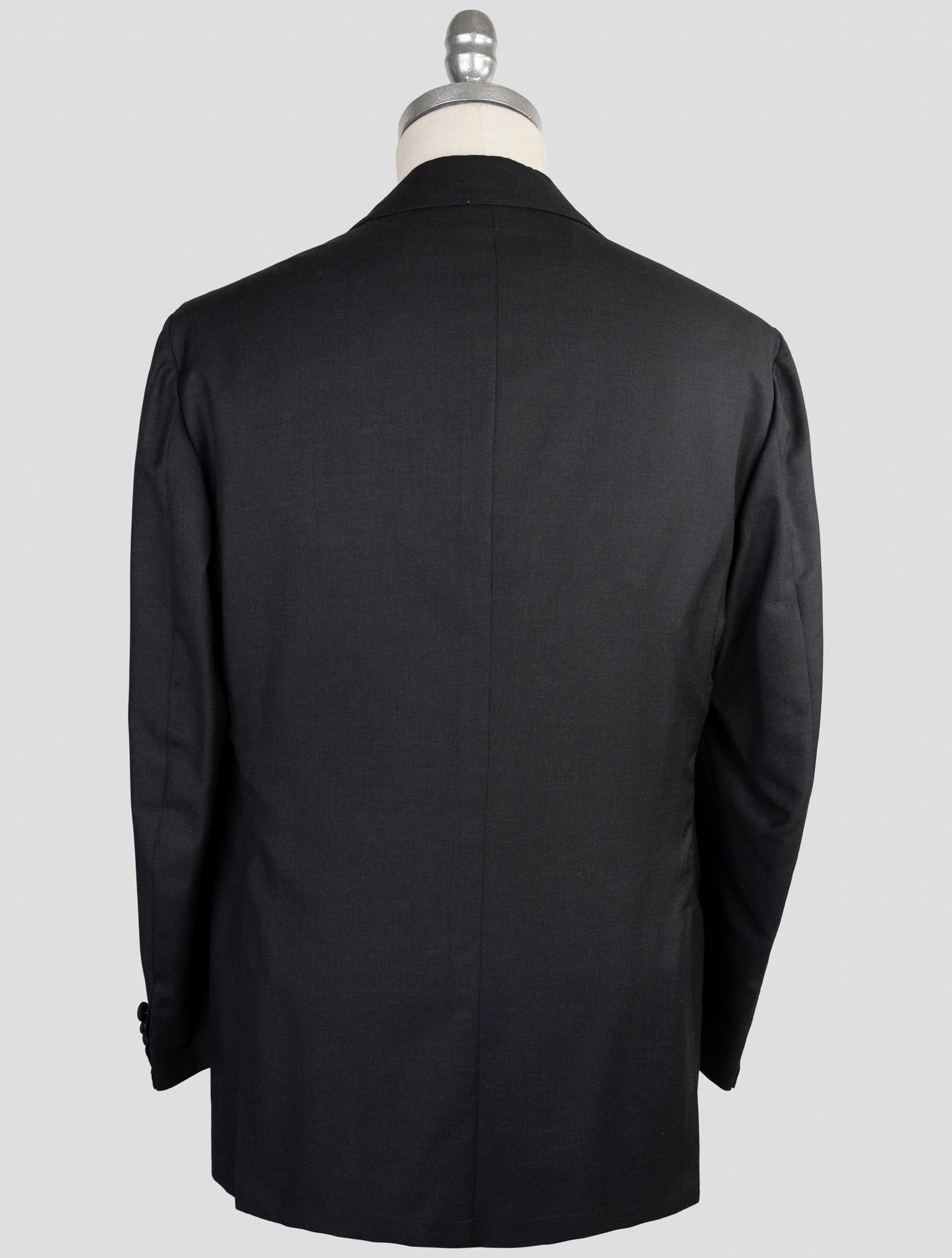 Kiton Knt Black  Wool Blazer