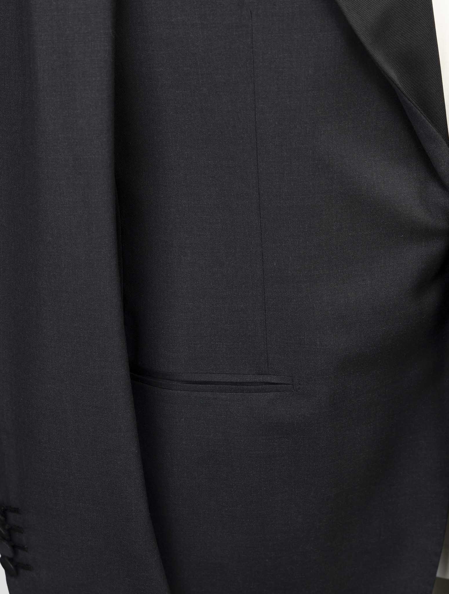 Kiton Knt Black  Wool Blazer